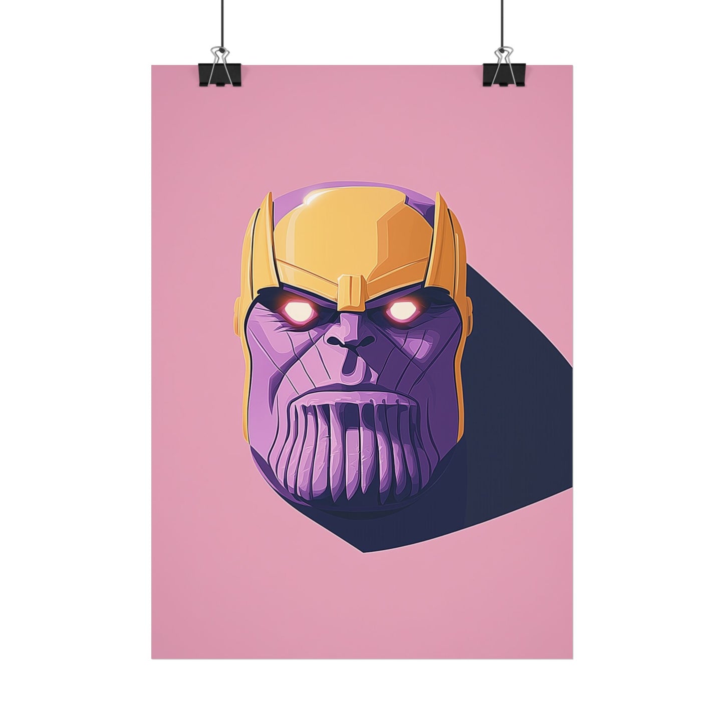 Affiche Vector Minimaliste Thanos Marvel