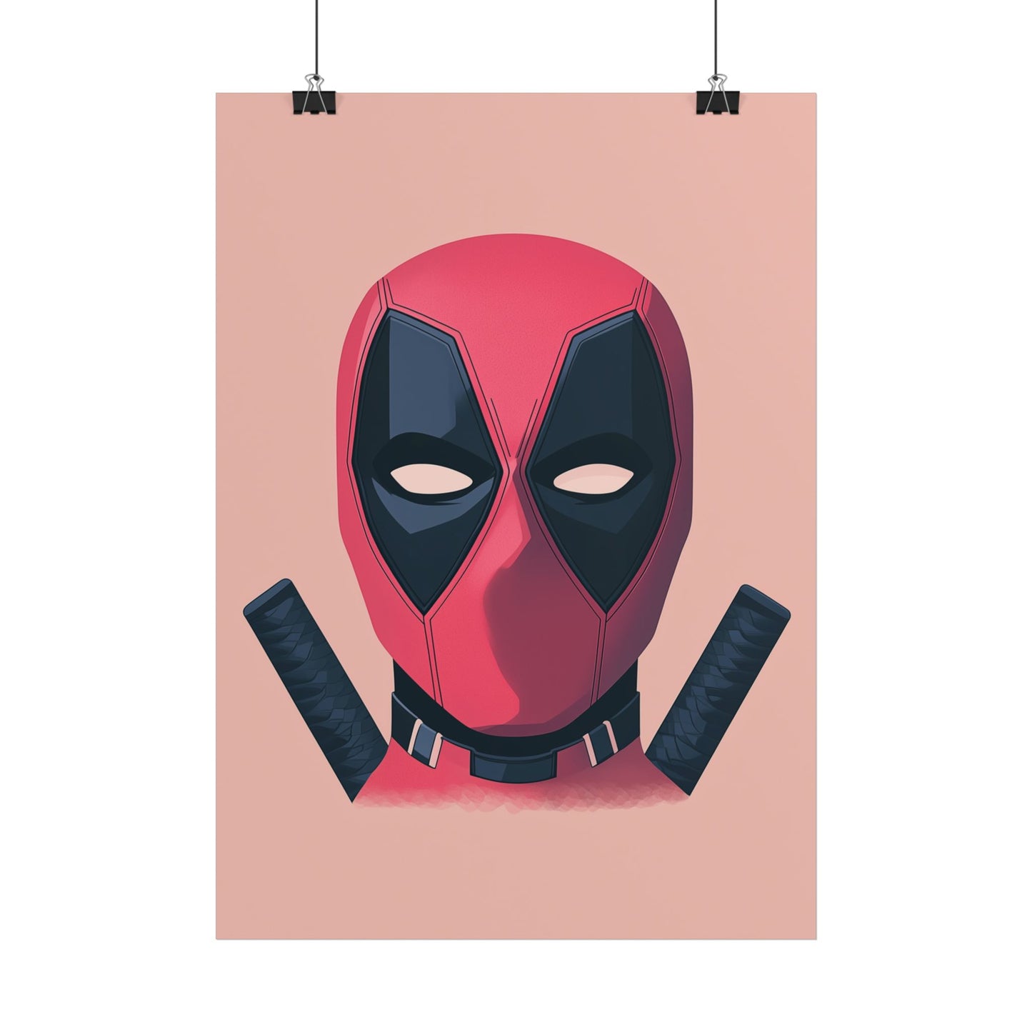 Affiche Vector Minimaliste DeadPool Marvel