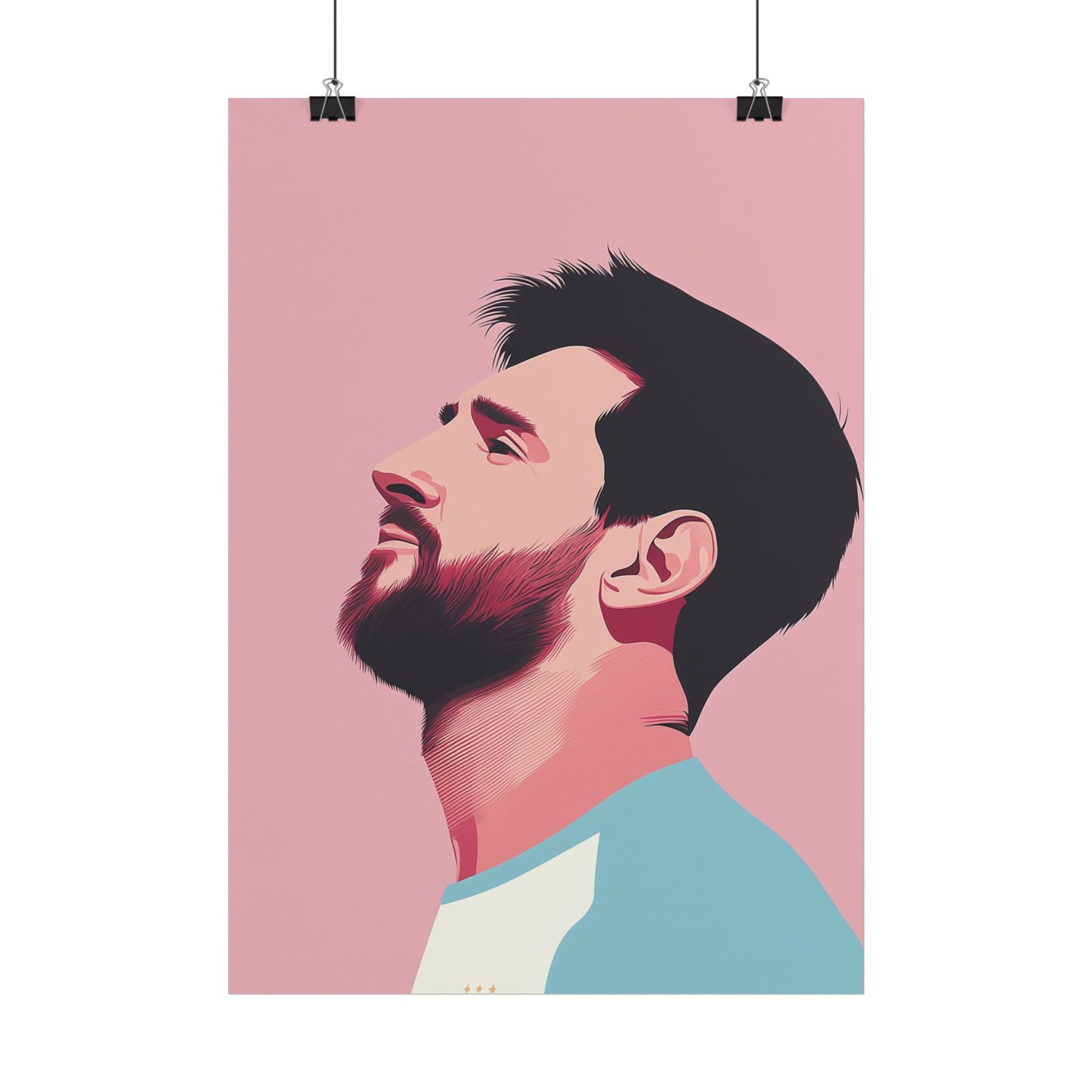Affiche Vector Minimaliste Lionel Messi