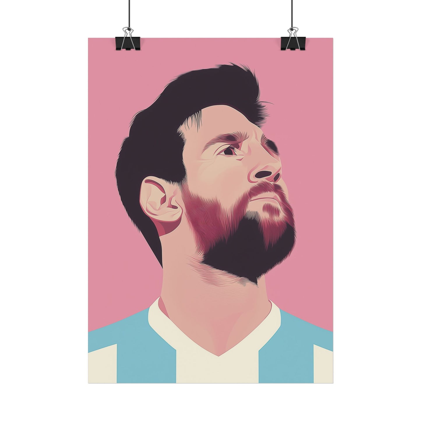 Affiche Vector Minimaliste Lionel Messi