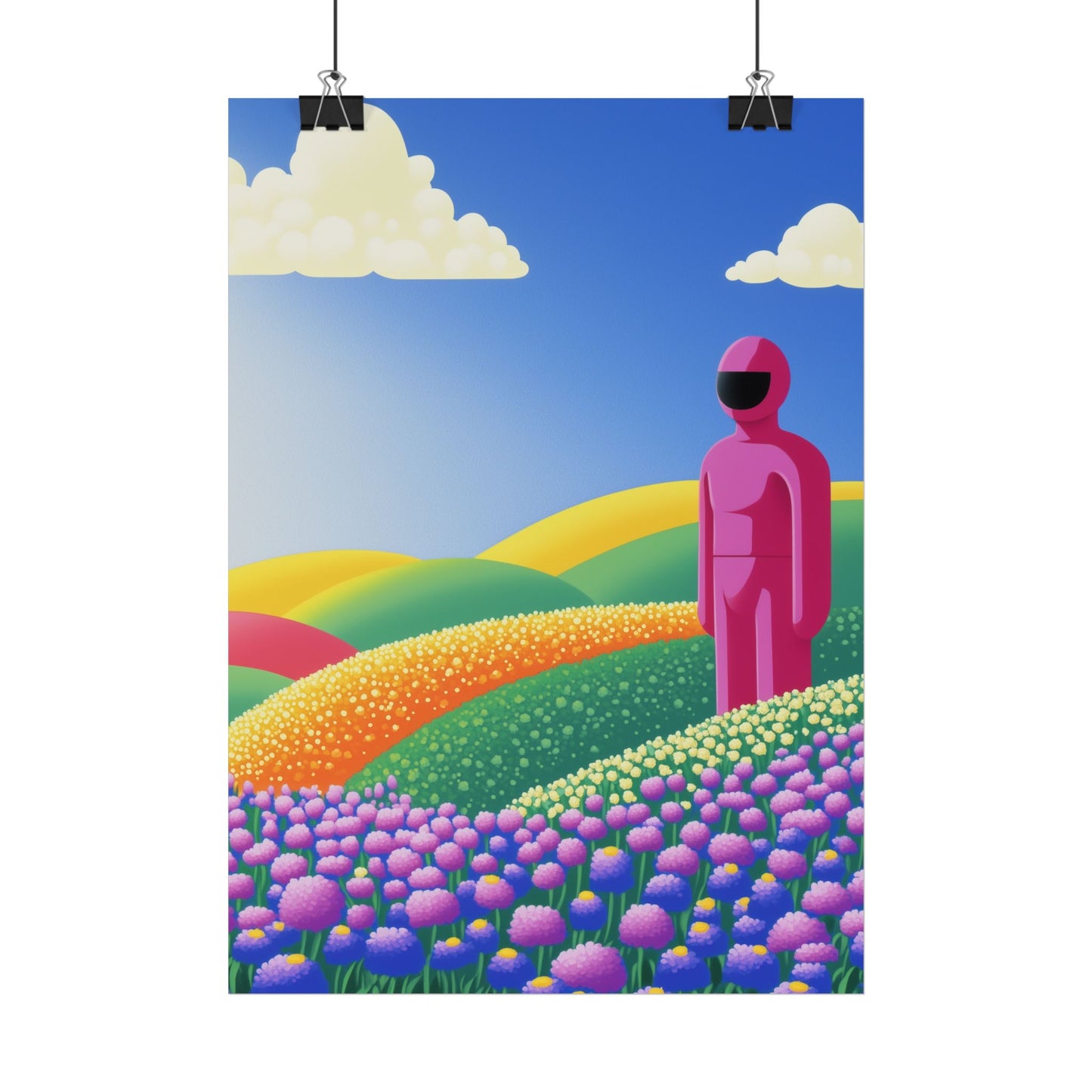 Affiche Retro Sunny, Squid Game