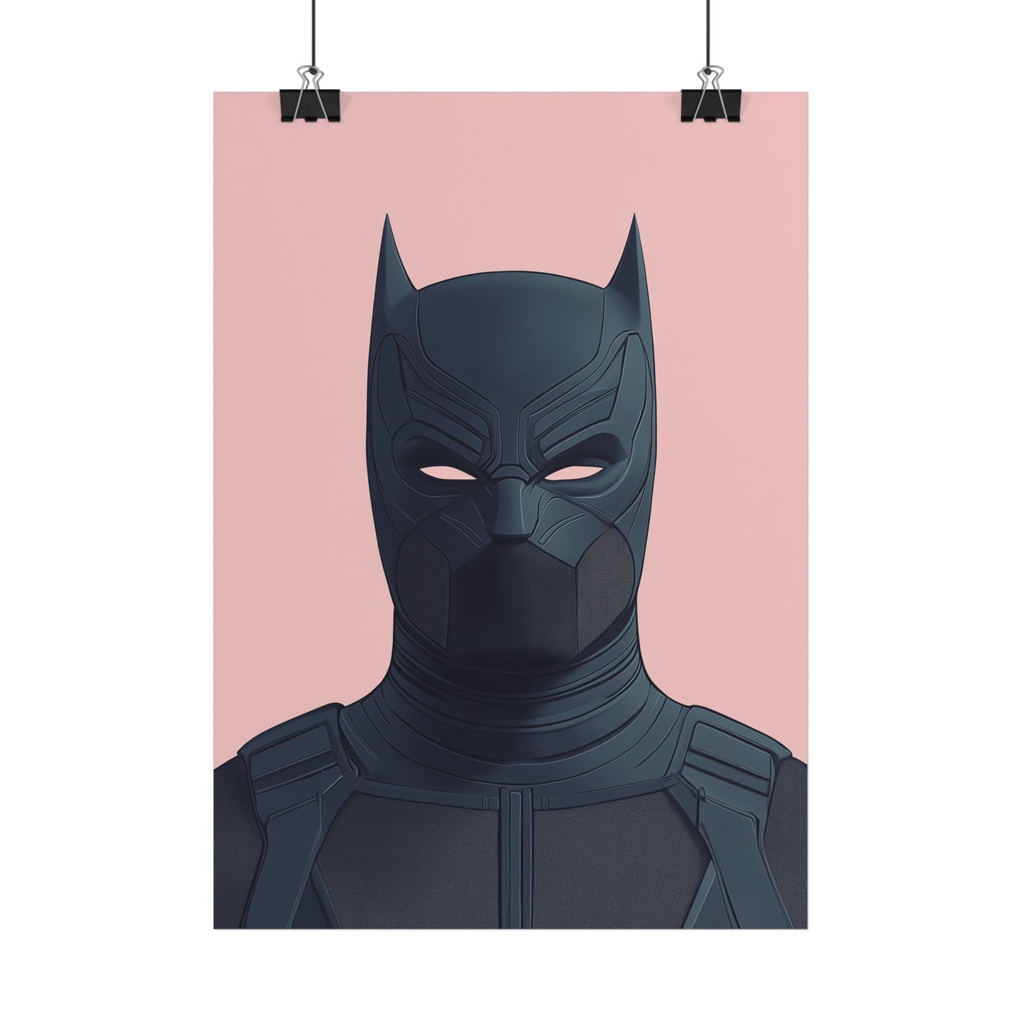 Affiche Vector Minimaliste Black Panther Marvel