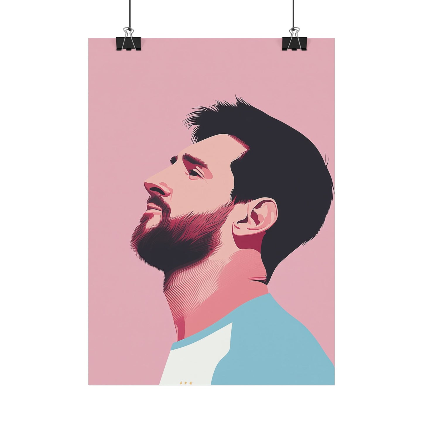 Affiche Vector Minimaliste Lionel Messi