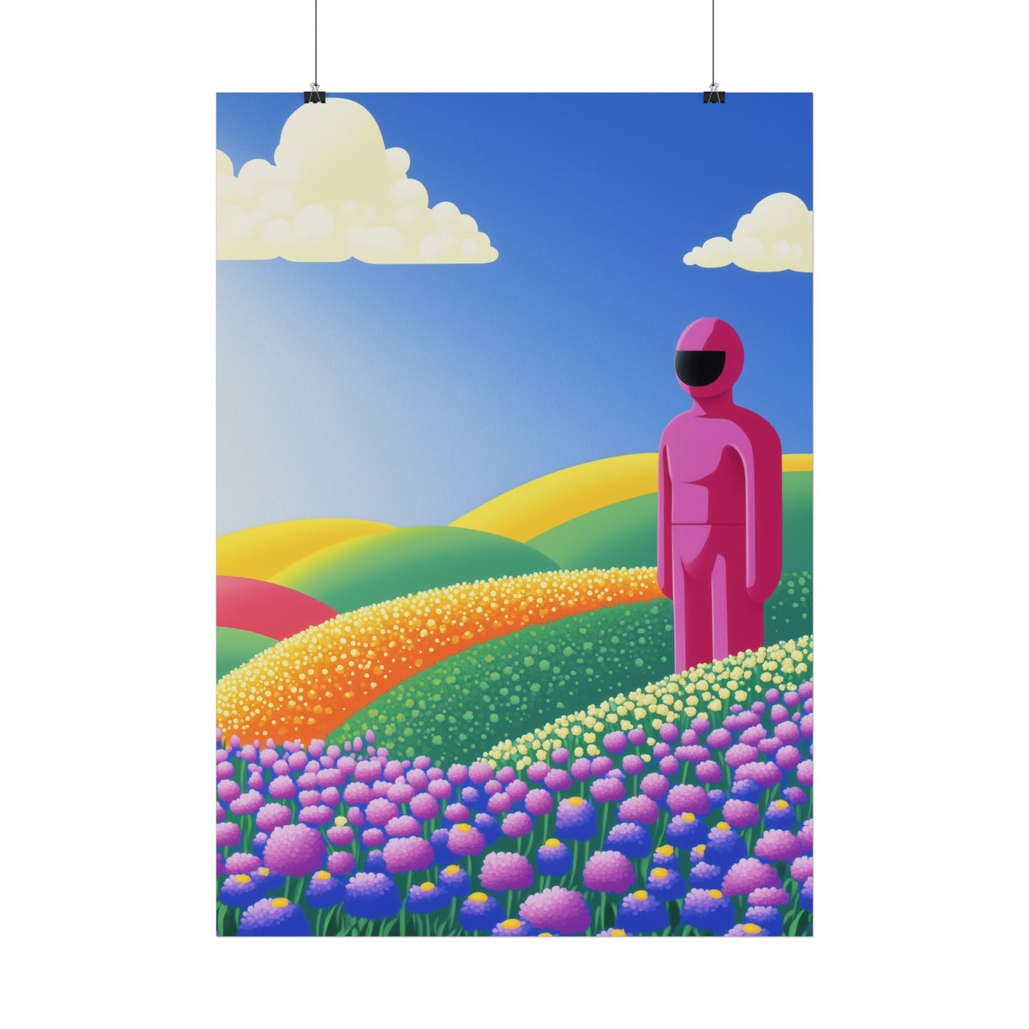 Affiche Retro Sunny, Squid Game