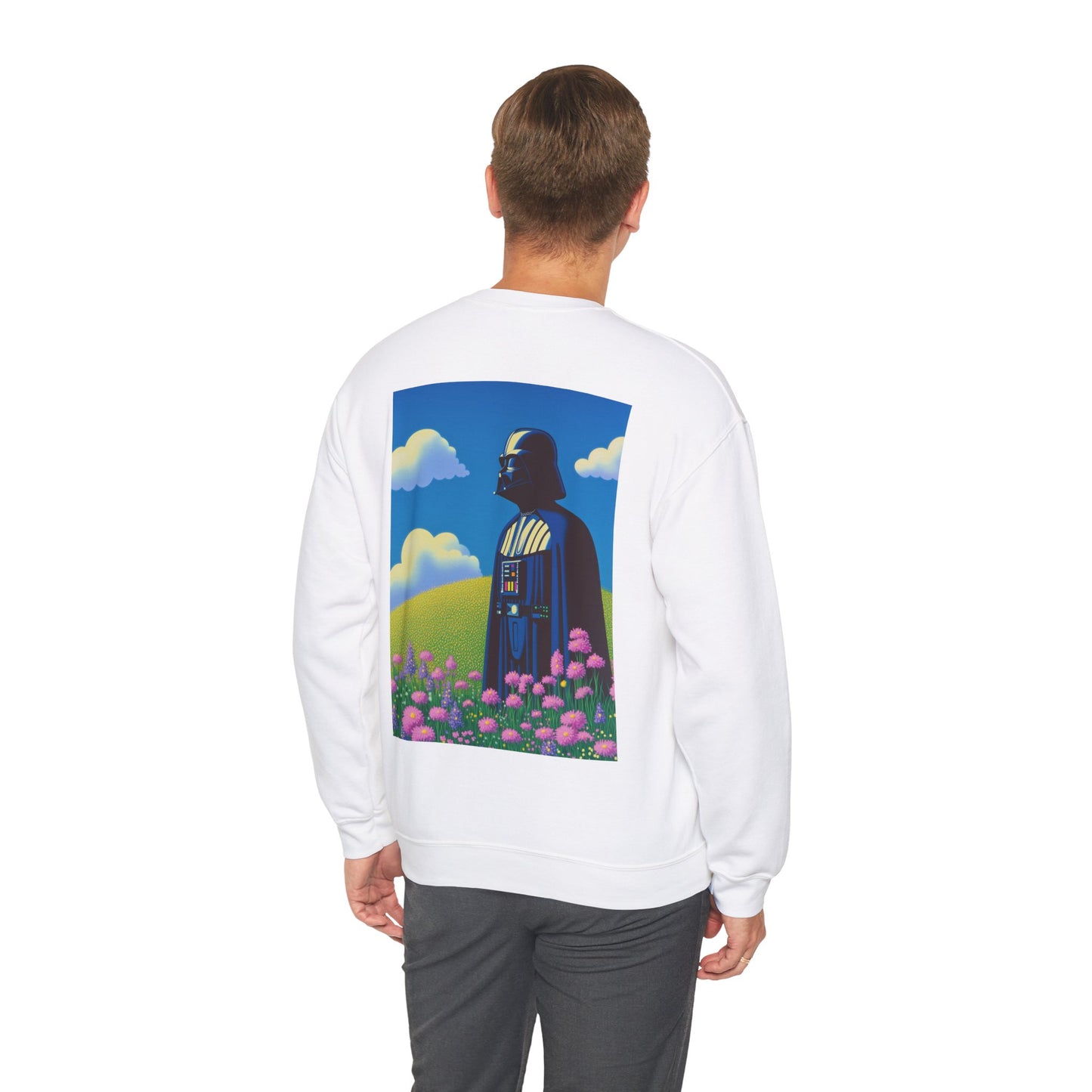 Unisex Sweatshirt Van Gogh Dark Vador Retro