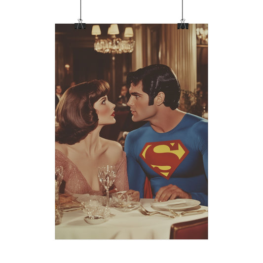 Affiche Vintage 70's Superman