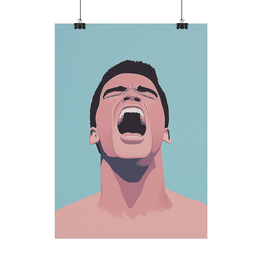 Affiche Vector Minimaliste Mohammed Ali