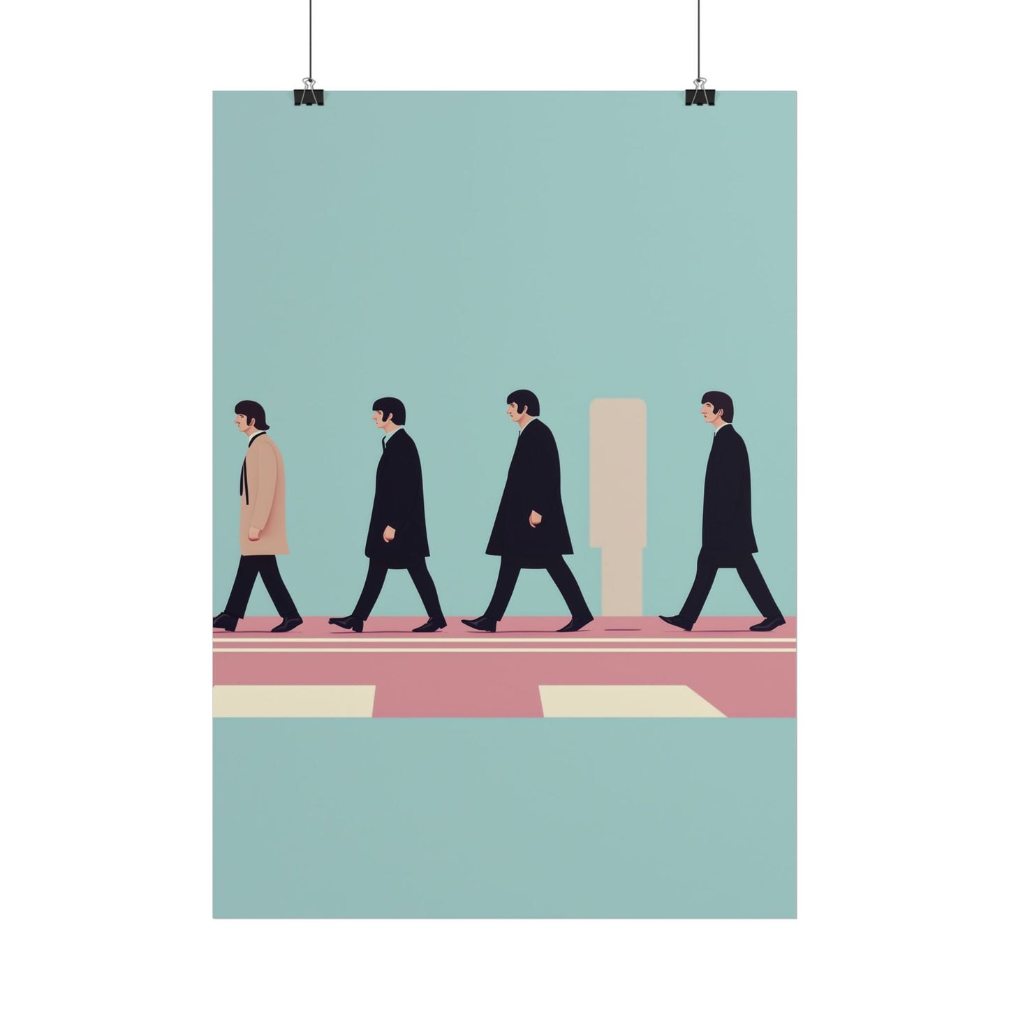 Affiche Vector Minimaliste The Beatles