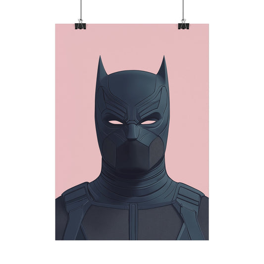 Affiche Vector Minimaliste Black Panther Marvel