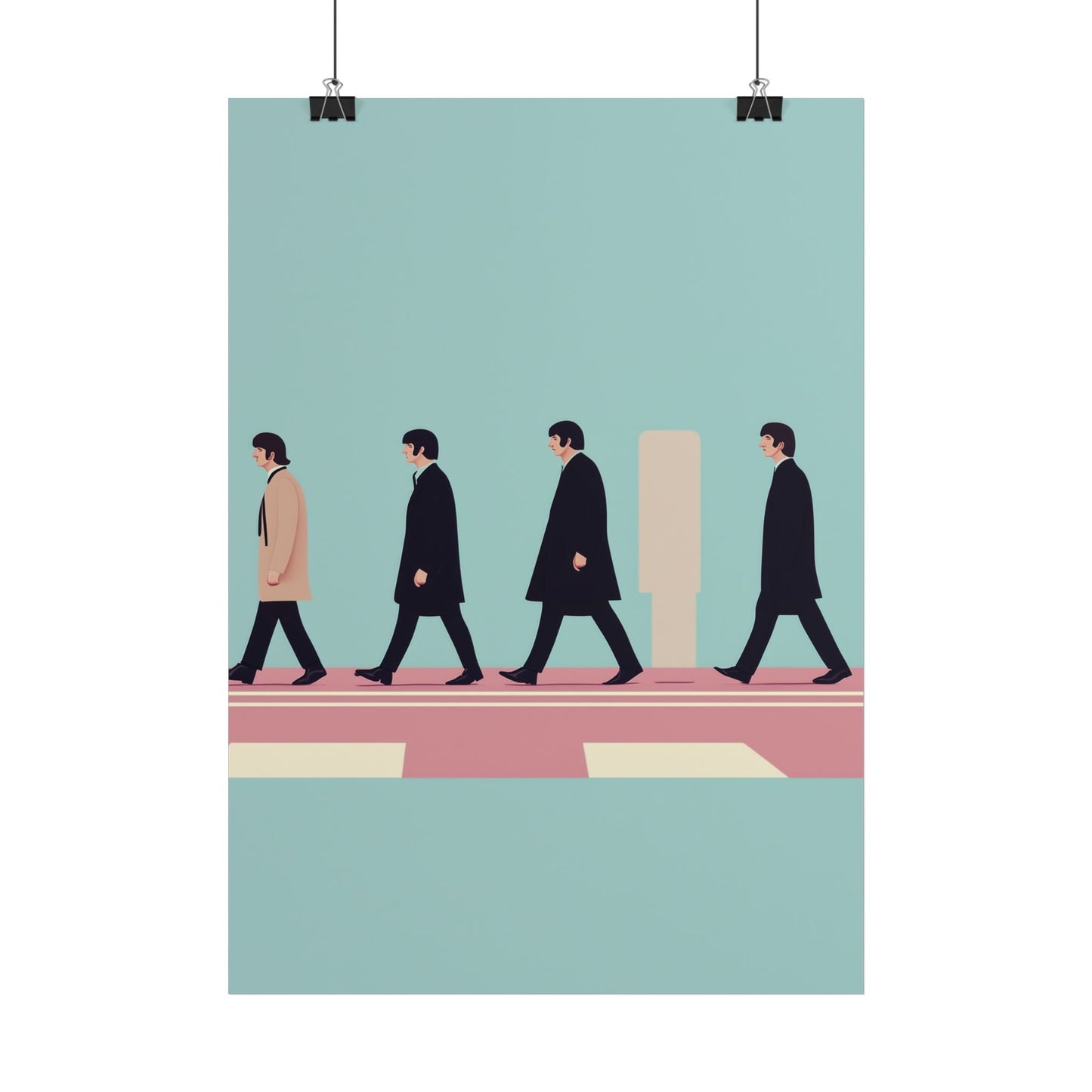 Affiche Vector Minimaliste The Beatles