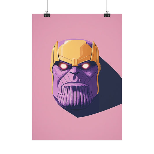 Affiche Vector Minimaliste Thanos Marvel