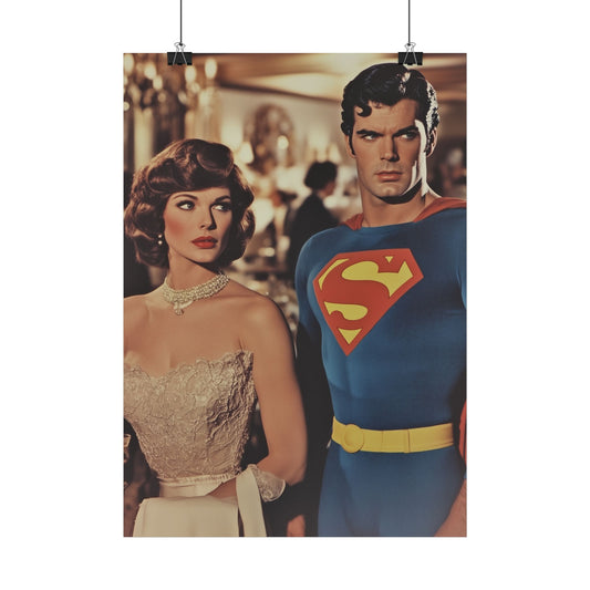 Affiche Vintage 70's Superman