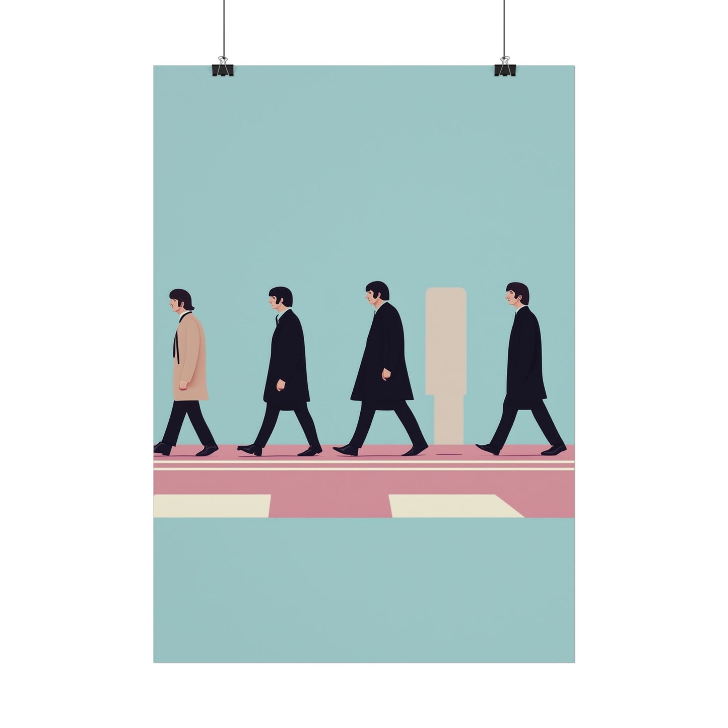 Affiche Vector Minimaliste The Beatles