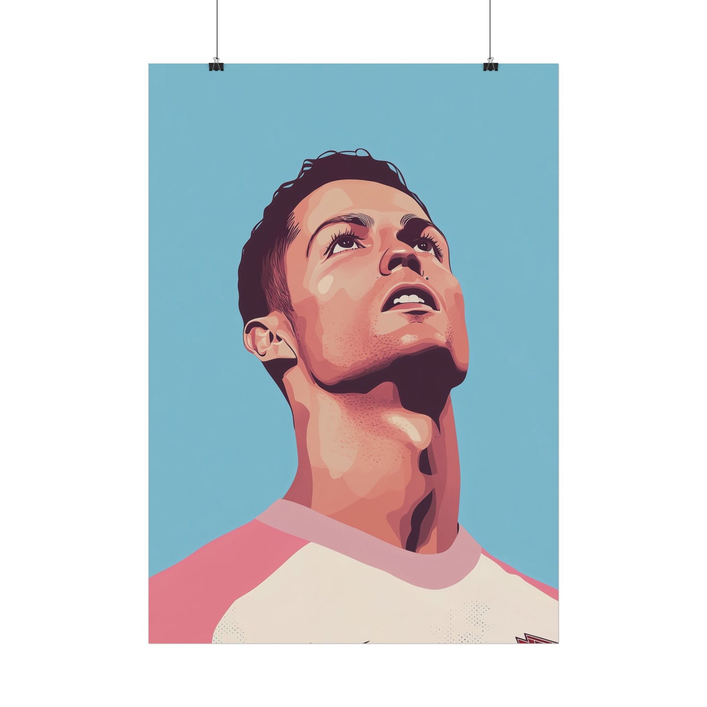 Affiche Vector Minimaliste Cristiano Ronaldo