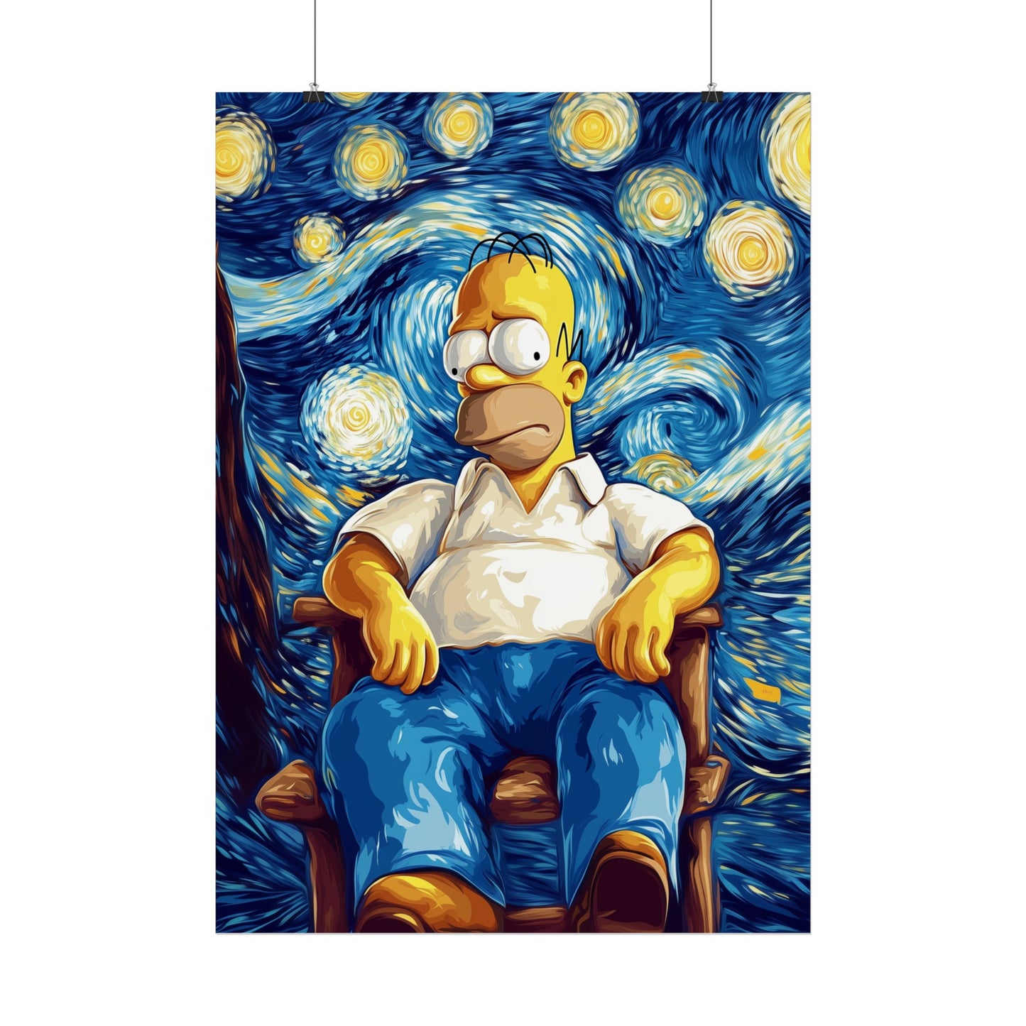 Affiche Van Gogh, Simpson