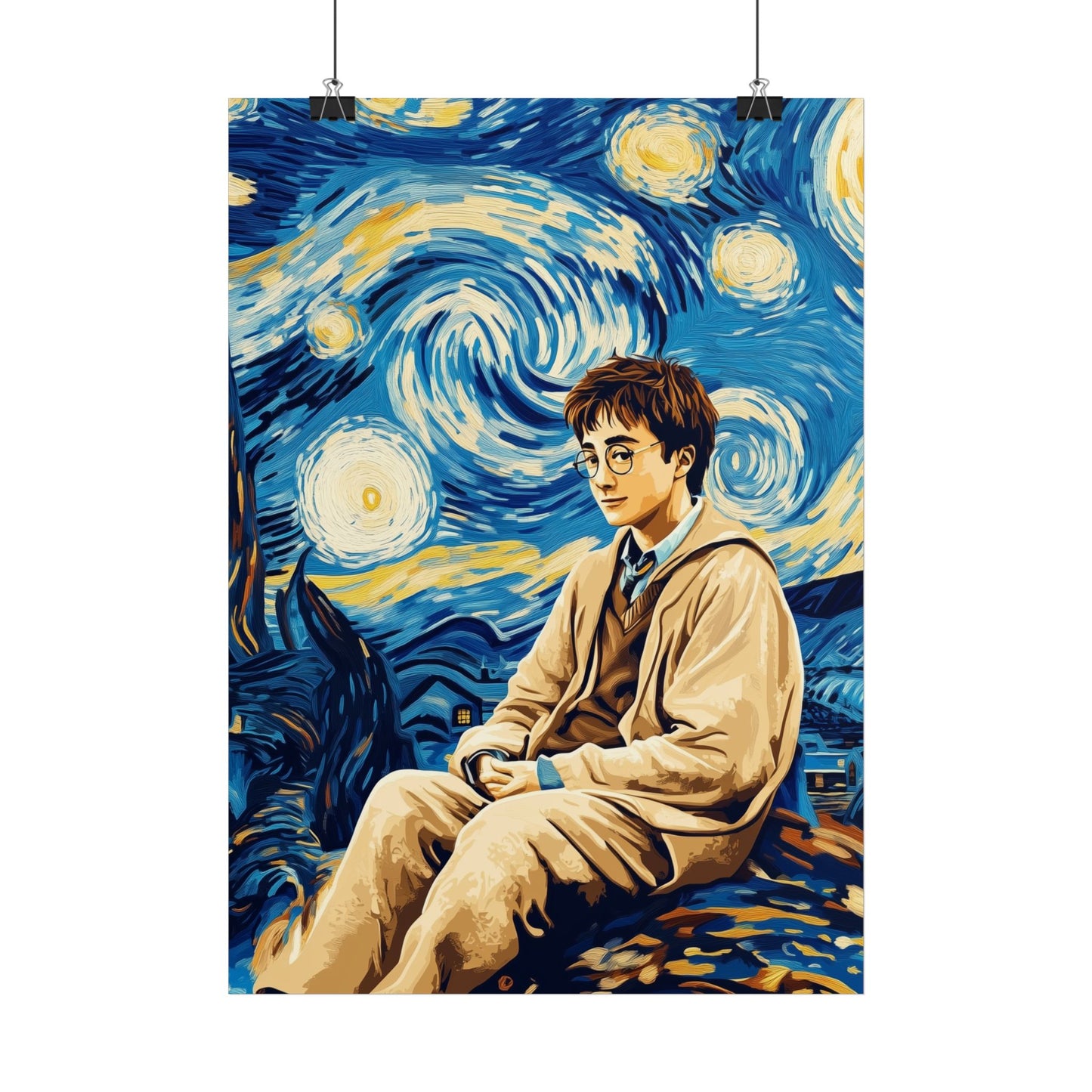 Affiche Van Gogh, Sorcier Potter