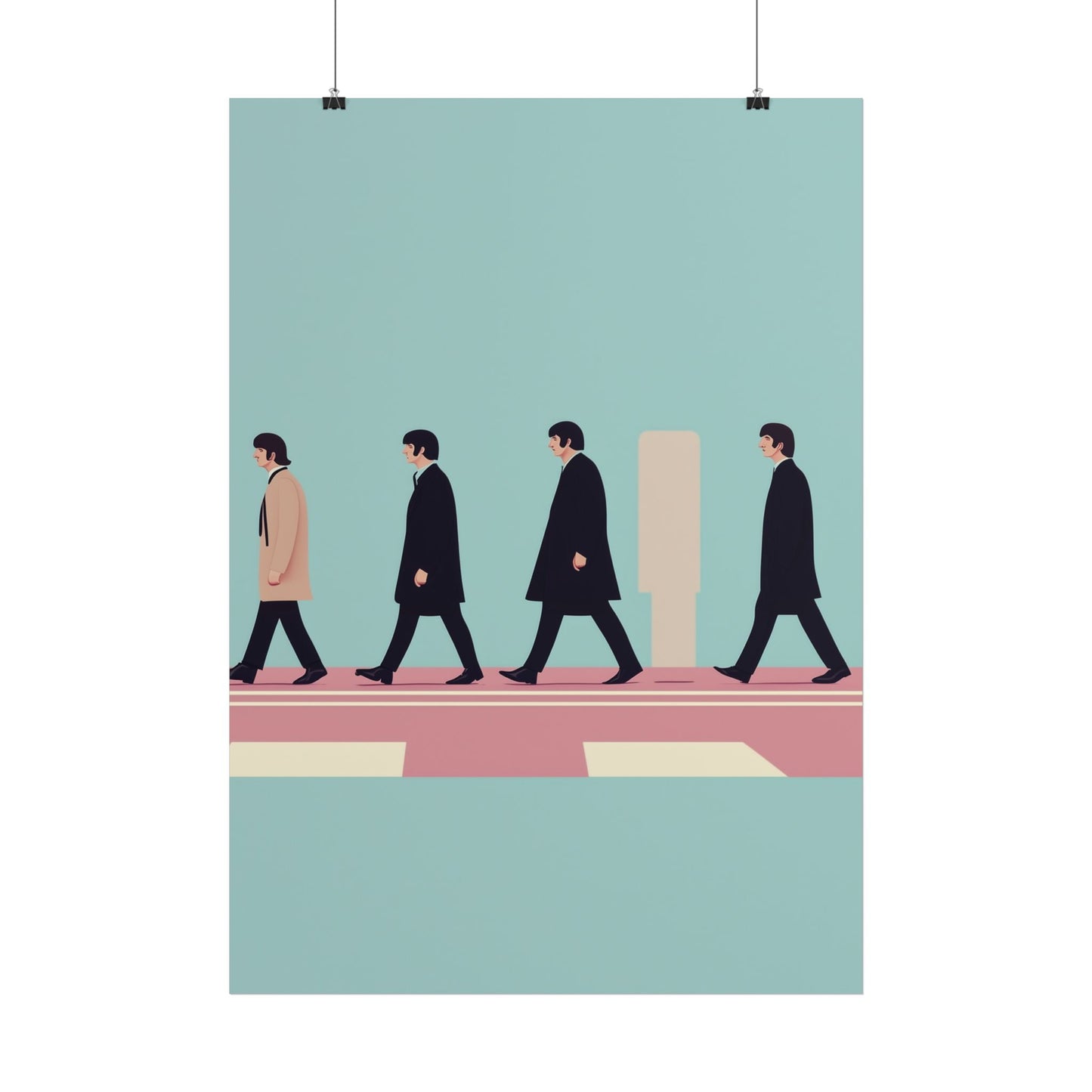 Affiche Vector Minimaliste The Beatles