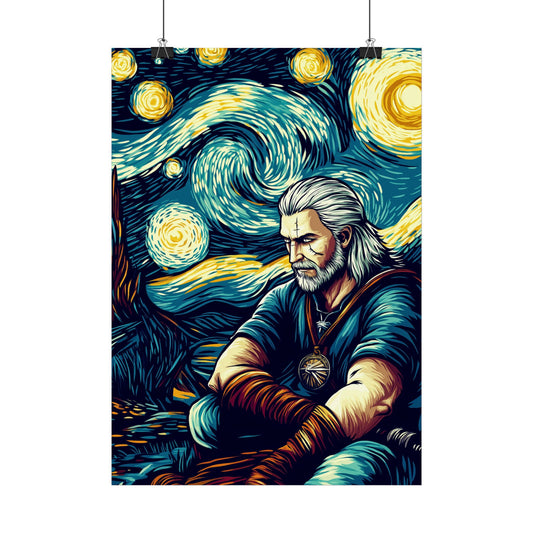 Affiche Van Gogh, The Witcher