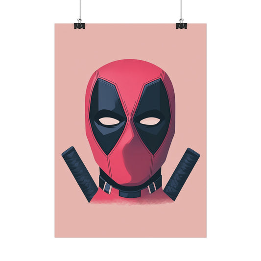 Affiche Vector Minimaliste DeadPool Marvel