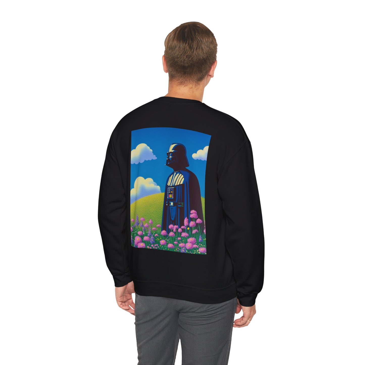 Unisex Sweatshirt Van Gogh Dark Vador Retro