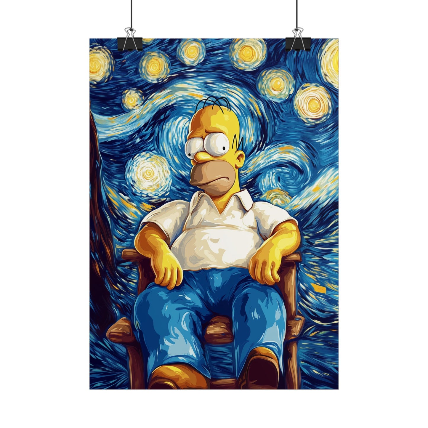 Affiche Van Gogh, Simpson