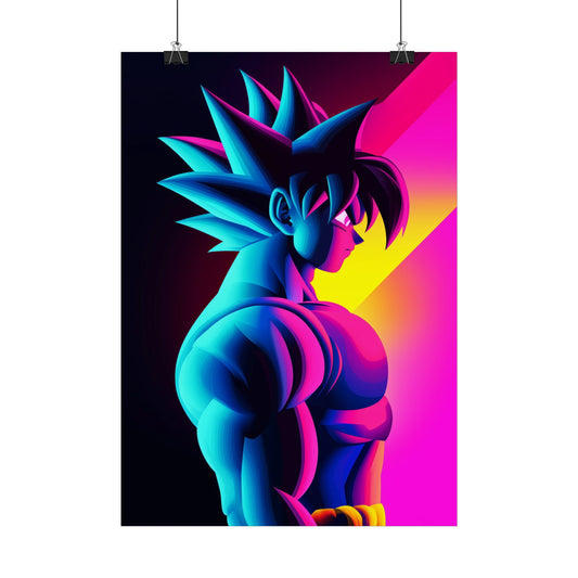 Affiche Black Neon Sangoku